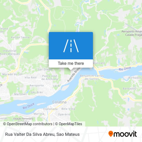 Rua Valter Da Silva Abreu map