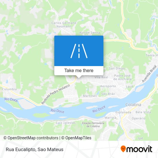 Rua Eucalipto map