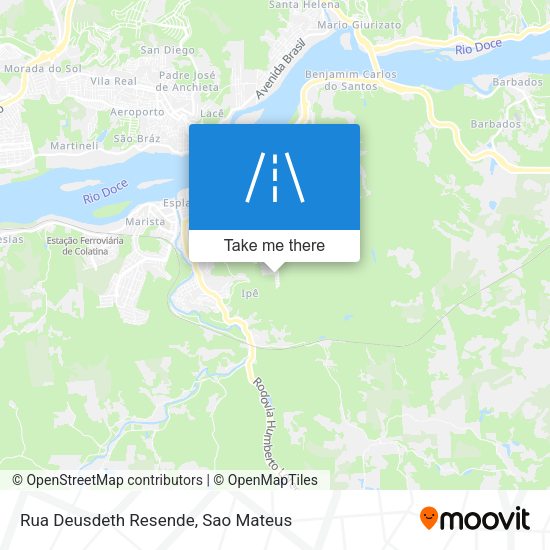 Rua Deusdeth Resende map