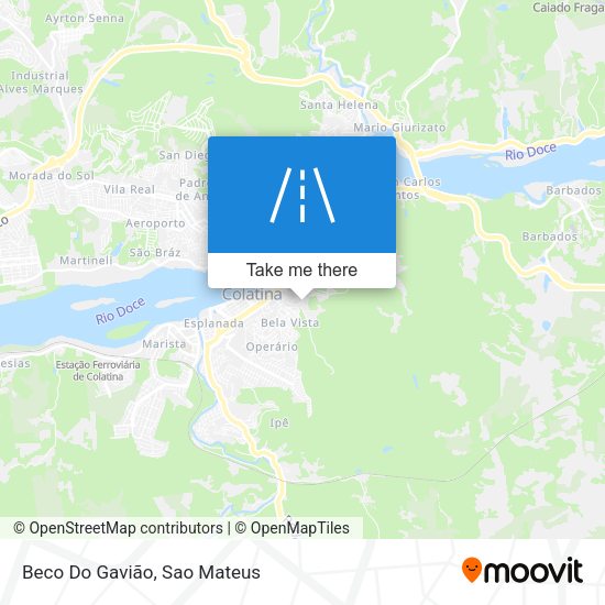 Beco Do Gavião map
