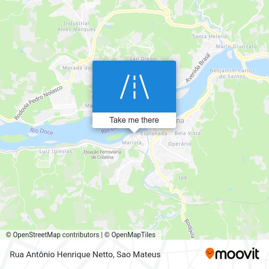 Rua Antônio Henrique Netto map