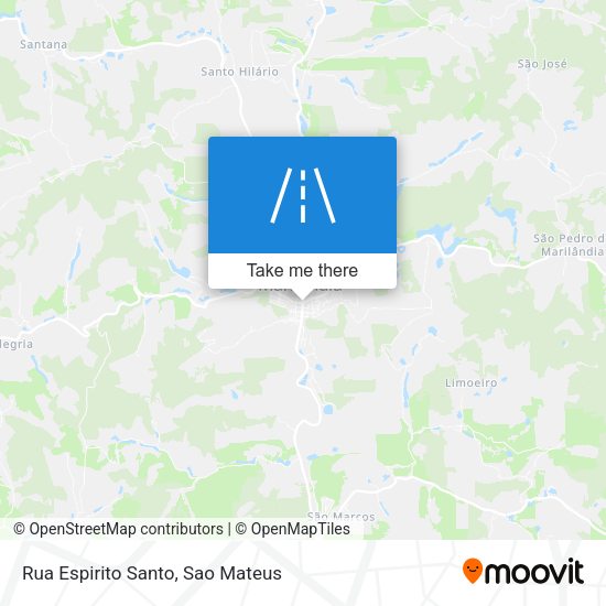 Rua Espirito Santo map