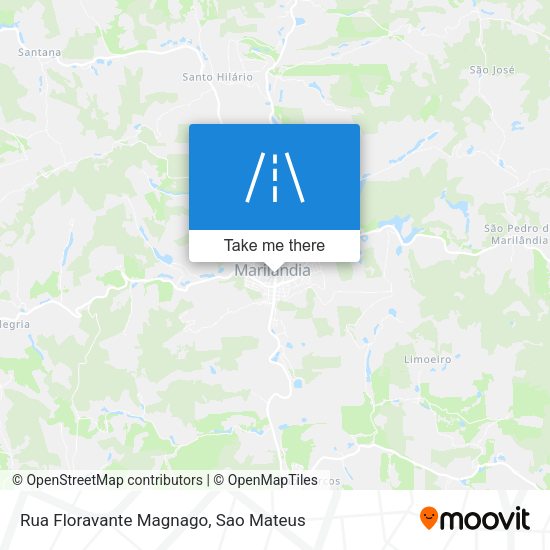 Rua Floravante Magnago map