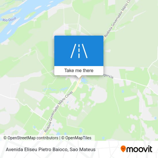 Avenida Eliseu Pietro Baioco map
