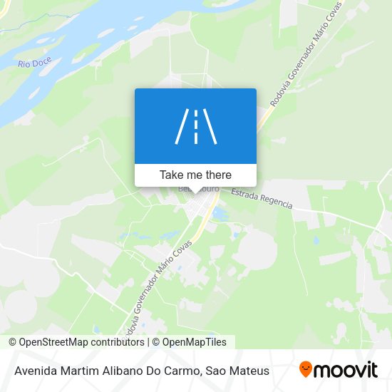 Avenida Martim Alibano Do Carmo map