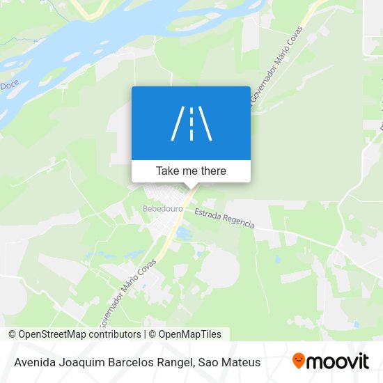 Avenida Joaquim Barcelos Rangel map