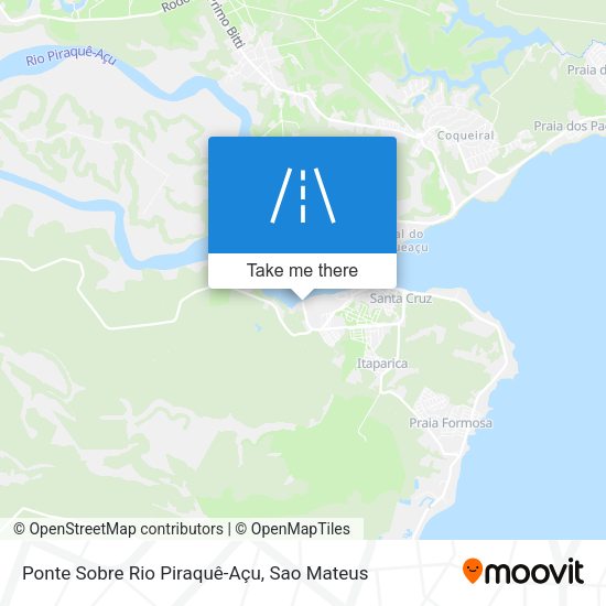 Ponte Sobre Rio Piraquê-Açu map
