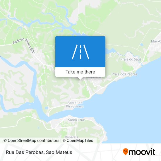 Rua Das Perobas map