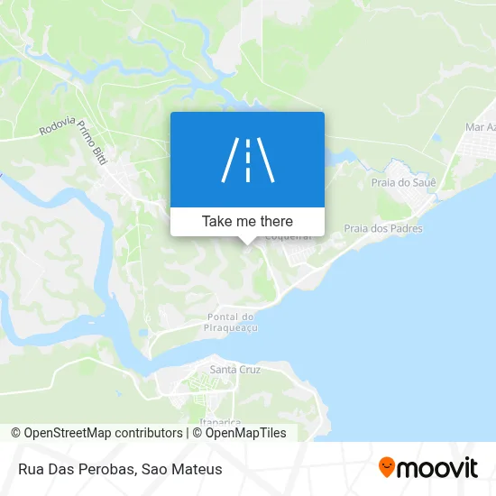 Rua Das Perobas map