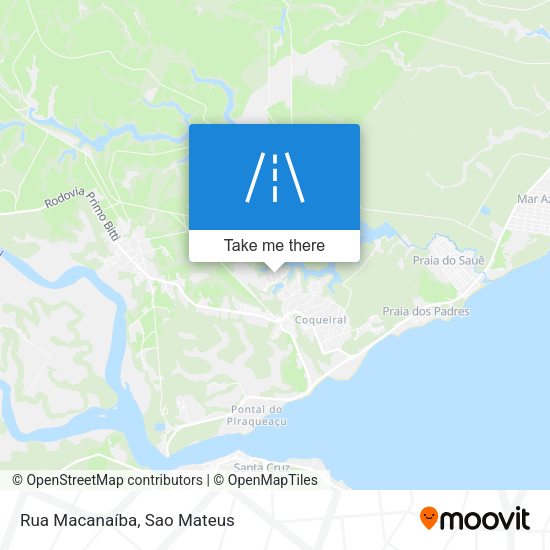Rua Macanaíba map
