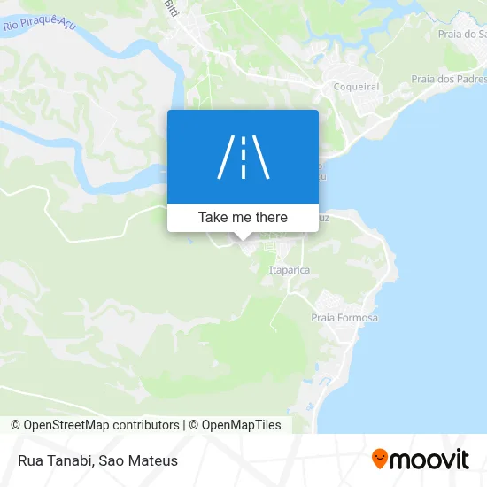 Rua Tanabi map