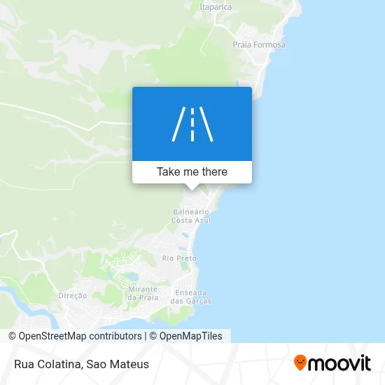 Rua Colatina map