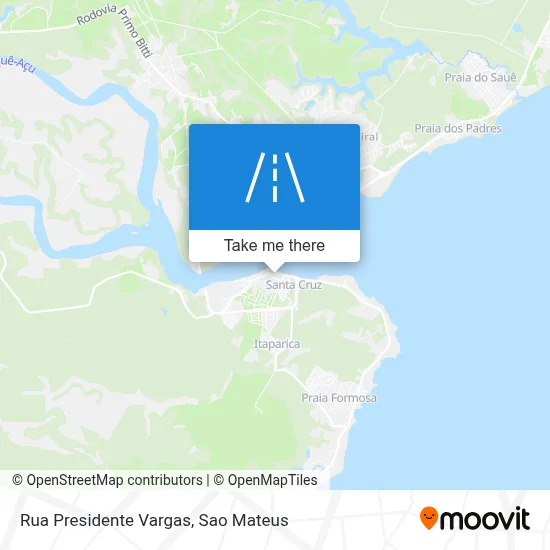 Rua Presidente Vargas map