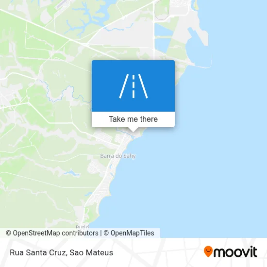 Rua Santa Cruz map
