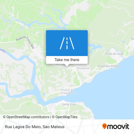 Rua Lagoa Do Meio map