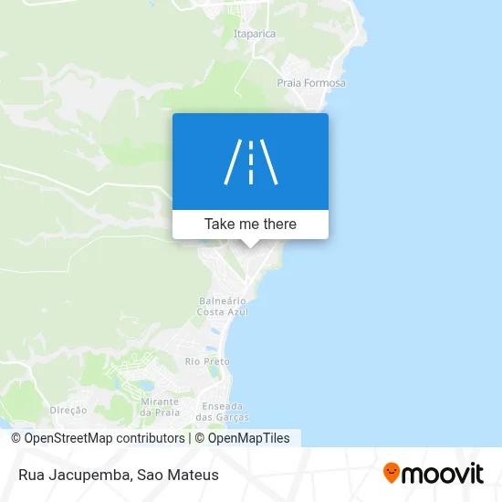 Rua Jacupemba map