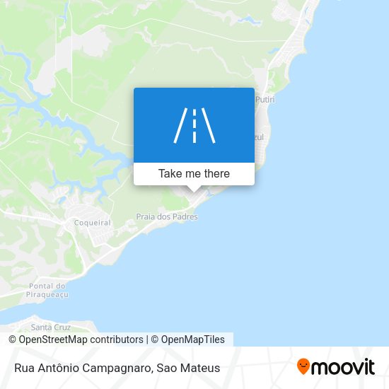 Rua Antônio Campagnaro map