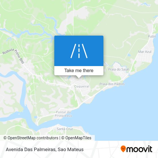 Avenida Das Palmeiras map