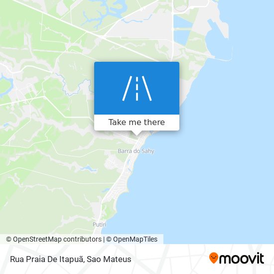 Rua Praia De Itapuã map