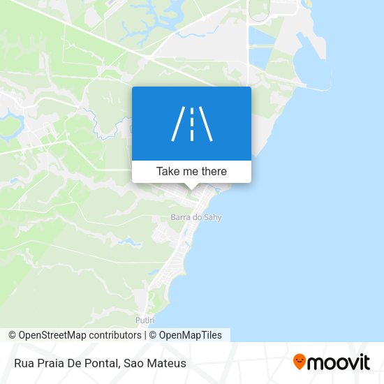 Rua Praia De Pontal map
