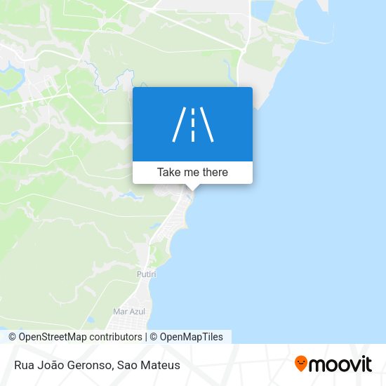 Rua João Geronso map