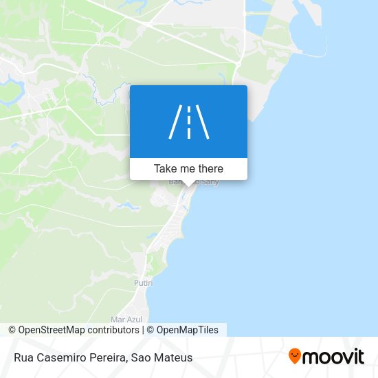 Rua Casemiro Pereira map