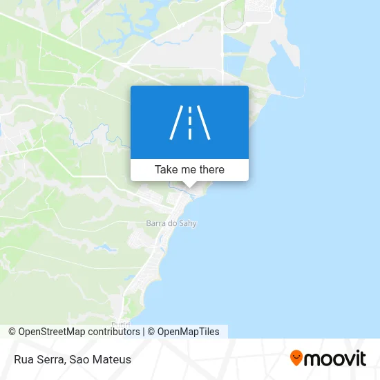 Rua Serra map
