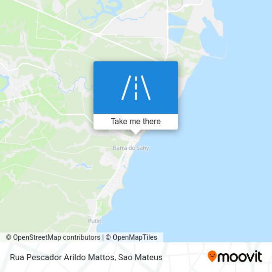 Rua Pescador Arildo Mattos map