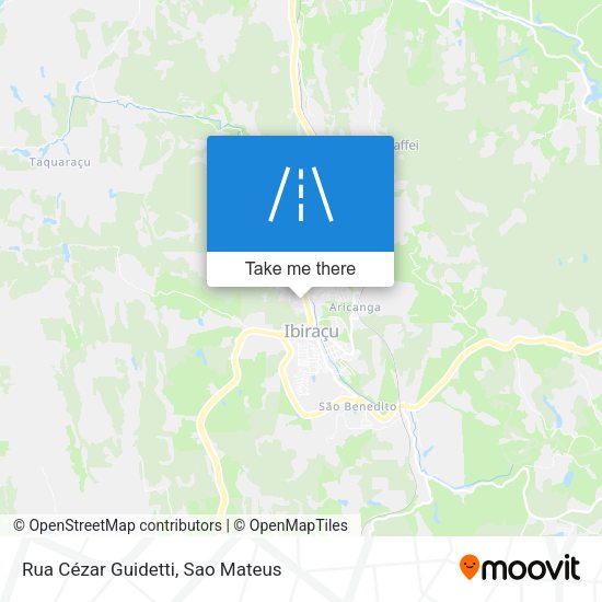 Rua Cézar Guidetti map