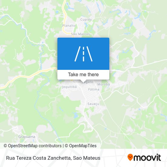 Rua Tereza Costa Zanchetta map