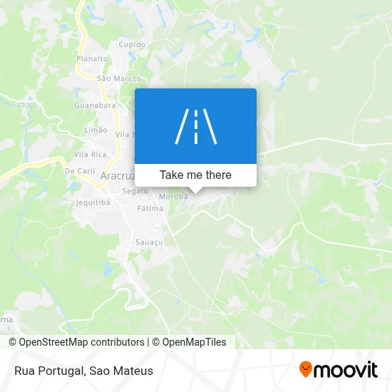 Rua Portugal map