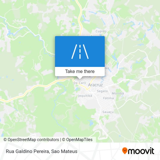 Rua Galdino Pereira map