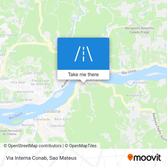 Via Interna Conab map