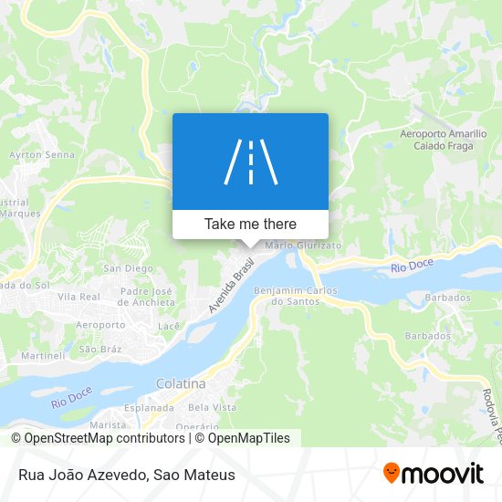 Rua João Azevedo map