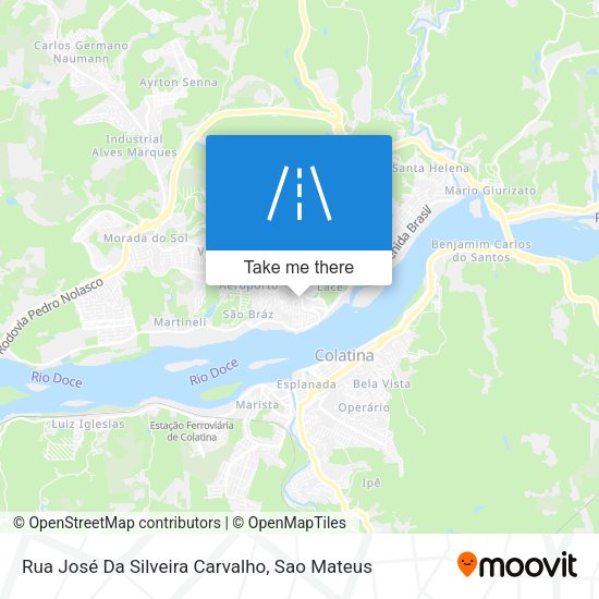 Rua José Da Silveira Carvalho map
