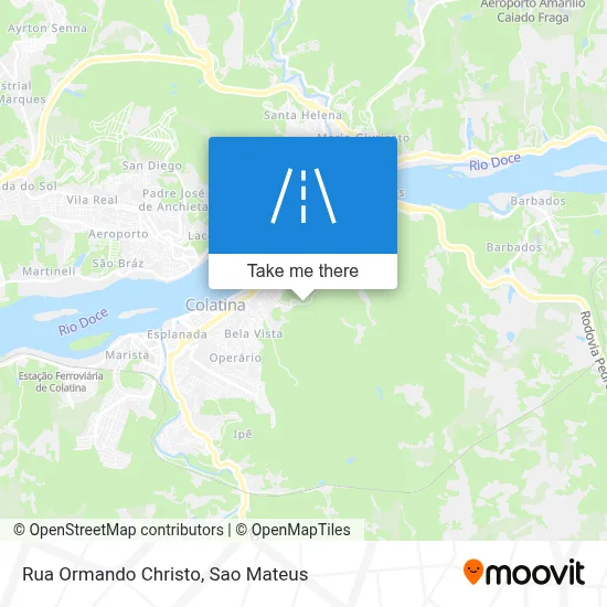 Rua Ormando Christo map