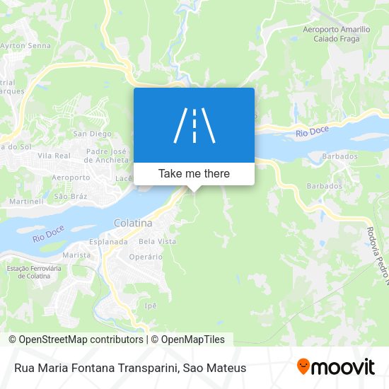 Rua Maria Fontana Transparini map