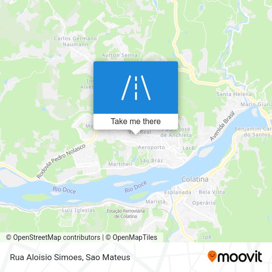 Rua Aloisio Simoes map