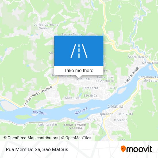 Rua Mem De Sá map