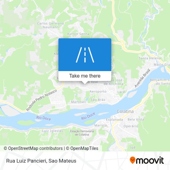 Rua Luiz Pancieri map