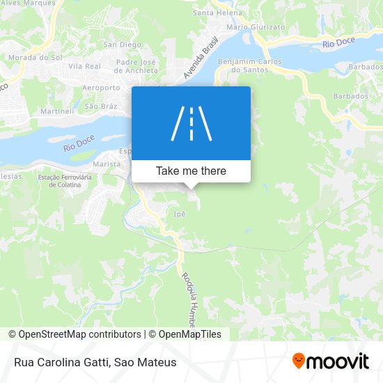 Rua Carolina Gatti map