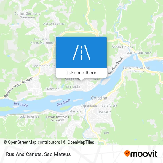 Rua Ana Canuta map