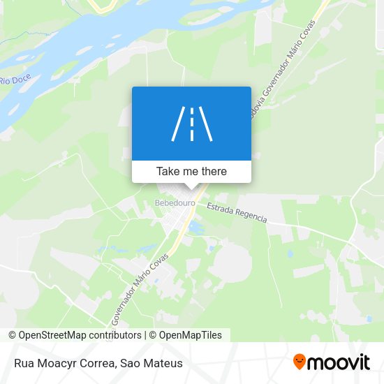 Rua Moacyr Correa map