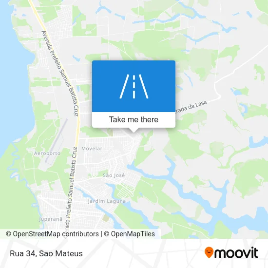 Rua 34 map