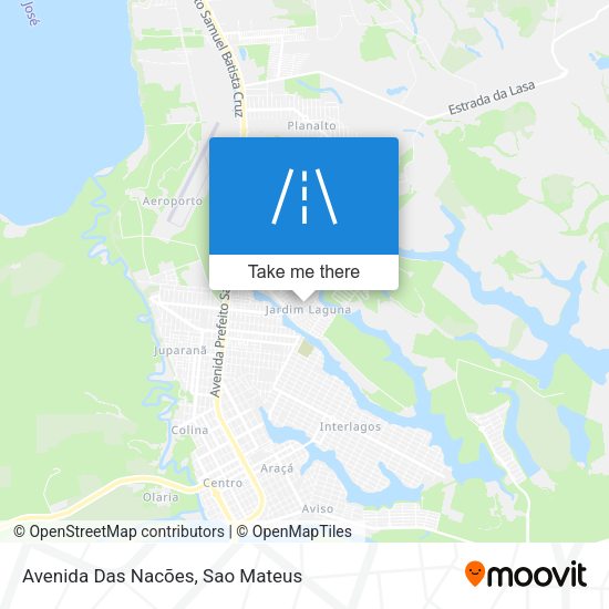 Avenida Das Nacões map