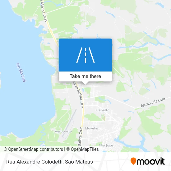 Rua Alexandre Colodetti map