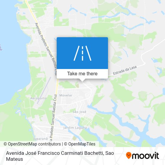 Avenida José Francisco Carminati Bachetti map