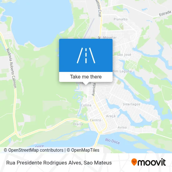 Rua Presidente Rodrigues Alves map