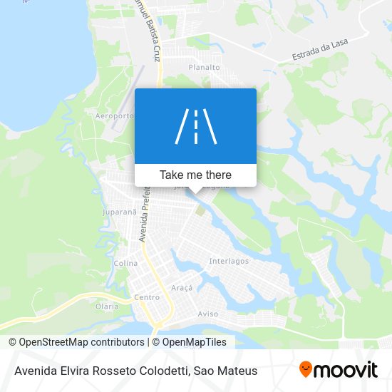 Avenida Elvira Rosseto Colodetti map