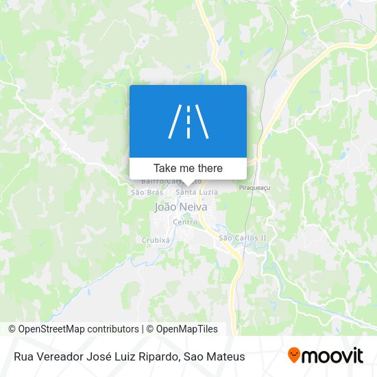 Rua Vereador José Luiz Ripardo map